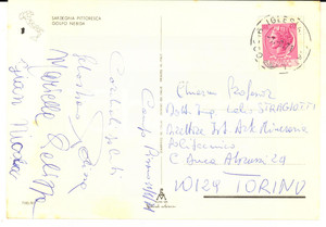 1971 CAMPO PISANO Mariella e Sebastiano PELIZZA - Cartolina con AUTOGRAFO