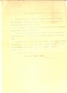 1912 PAVIA Lettera mons. Francesco CICERI per ammissione alla Cresima *AUTOGRAFO