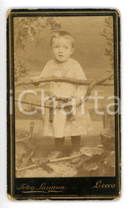 1880 ca LECCO Ritratto di bambina vestita da marinaretta *Fotografia LARIANA CDV