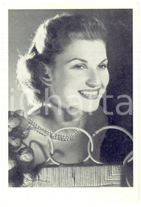 1950 ca Ritratto di Laura BENELLI - Foto seriale con AUTOGRAFO 9x14 cm