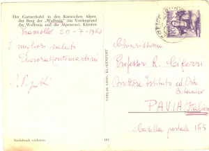1960 PRAMOLLO Cartolina Aurora MONTEMARTINI - S. PIGOZZI - AUTOGRAFI FG VG