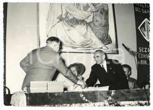 1960 ca BORGOSESIA Sezione Comunale AVIS - Una cerimonia *Foto 14x10 cm