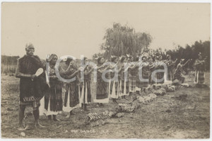 1925 ca NEW ZEALAND - Ethnic Types - A Poi Dance - Postcard RPPC