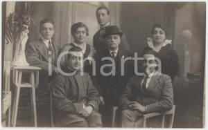 1935 BOLOGNA - Ritratto di famiglia con i figli ufficiali - Foto T.PASQUINI