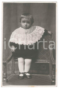 1920 ca PIEMONTE Pierino GRANERO a 15 mesi - Ritratto - Foto cartolina