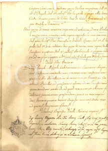 1780 POGGIO RUSCO Feudo censuale su terre pro Pio e Paolo PRADELLA *Manoscritto