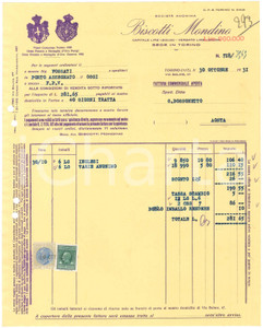 1931 TORINO Via Balme 47 - Soc. An. Biscotti MONDINO - Fattura commerciale (6)