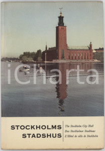 1956 TOURISM SWEDEN STOCKHOLM Stadshus - The City HALL *ILLUSTRATED vintage book Pubblicazione turistica d'epoca, illustrata a colori.PAGINE: 32 GOOD/buono lievi tracce d'uso Formato: 15x21 cm originale e autentica 1