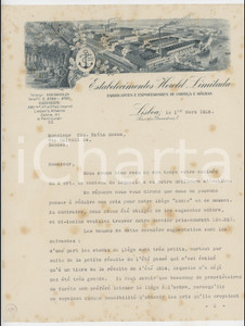 1925 LISBOA (PORTUGAL) Estabelecimentos Herold Limitada - Lettera INCOMPLETA