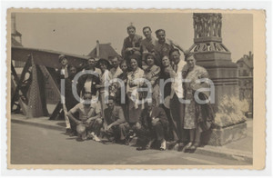 1940 ca ITALIA Gruppo di turisti tedeschi - Foto VINTAGE 14x9 cm
