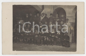 1930 ca LIBIA (?) Classe elementare italiana in una colonia - Foto14x9 cm  Fotografia originale d'epoca, in formato cartolina postale. GOOD/buono  Formato: 14x9 cm originale e autentica 1