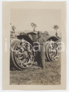 1930 REGIO ESERCITO Soldato con camionetta - Foto 6x8 cm