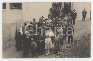 1920 ca ITALIA - TERME - Gruppo con i bicchieri - Foto anonima 14x9 cm