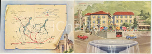 1958 BOGNANCO (VCO) Albergo VILLA ELDA - Pieghevole pubblicitario