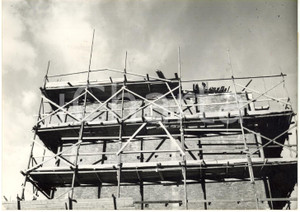 1954 TORINO Corso Massimo d'Azeglio - Crollo di un cantiere edile (2) Foto