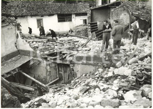 1953 MONASTEROLO DEL CASTELLO (BG) - Abitazione distrutta da una frana (1) Foto