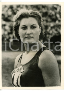 1956 LONDON Soviet discus thrower Nina ROMASKOVA-PONOMAREVA *Foto 15x20 cm