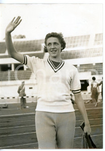 1955 ca ROMA - FORO ITALICO Giuseppina LEONE ai Campionati di Atletica Leggera