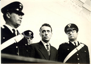 1958 TORINO Delitto Codecà - Imputato Giuseppe FALETTO durante l'udienza (1)