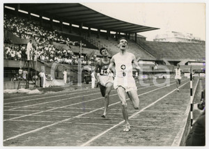 1958 TORINO ATLETICA Christian WÄGLI vince 800 metri - Meeting Italia - Svizzera
