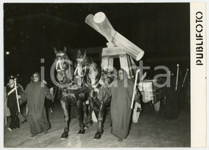 1958 NAPOLI Settimana Santa - Processione del VENERDÌ SANTO (2) *Foto 18x13