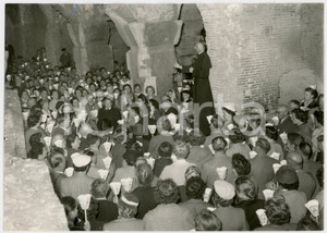 1960 ca ROMA COLOSSEO - Tradizionale VIA CRUCIS del Venerdì Santo (2) *Foto