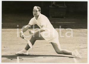 1957 MILANO TENNIS Coppa Davis - Nicola PIETRANGELI vs Ulf SCHMIDT *Foto