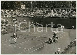 Fotografia d epoca originale 1960 TORINO Coppa Davis ItaliaCile  Nicola PIETRANGELI vs Luis AYALA 2 Foto 1