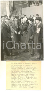 1960 PARIS - Presidente del PERÙ Manuel PRADO UGARTECHE con Charles DE GAULLE