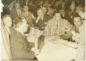 1960 VINCENNES - Robert LACOSTE Georges BIDAULT Maurice BOURGÈS-MAUNOURY *Photo