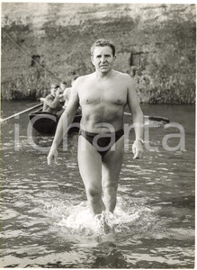 1958 GROOMSPORT (UK) - Jack McCLELLAND tries to cross the North Channel *Photo