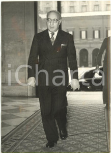 1953 ROMA QUIRINALE - Arrivo di Mauro SCOCCIMARRO per le consultazioni *Foto