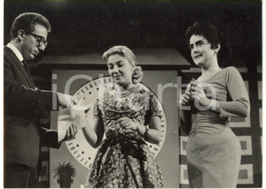 1957 RAI UNO "Lascia o raddoppia?" Conchita MIONI Mike BONGIORNO Edy CAMPAGNOLI