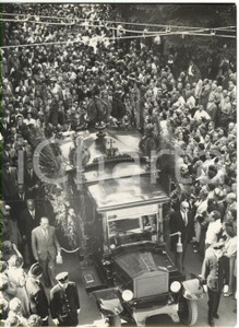 1953 MILANO Funerali Ruggero RUGGERI - Folla assiste al corteo funebre *Foto