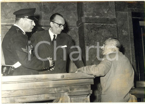 1957 MESSINA Caso IZOARD - Avvocato difensore Luigi RAGNO in aula *Foto 18x13 cm
