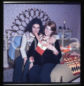 6X6cm NEGATIVO ORIGINALE * 1970 ca ITALIA MUSICA DONATELLO Giuliano ILLIANI 10