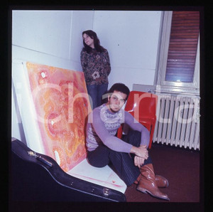 6X6cm NEGATIVO ORIGINALE * 1970 ca ITALIA MUSICA DONATELLO Giuliano ILLIANI 19