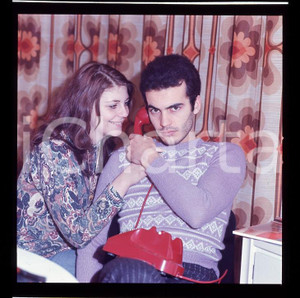 6X6cm NEGATIVO ORIGINALE * 1970 ca ITALIA MUSICA DONATELLO Giuliano ILLIANI 23