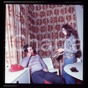 6X6cm NEGATIVO ORIGINALE * 1970 ca ITALIA MUSICA DONATELLO Giuliano ILLIANI 25