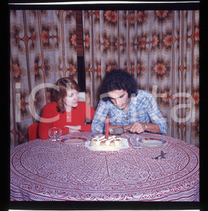 6X6cm NEGATIVO ORIGINALE * 1970 ca ITALIA MUSICA DONATELLO Giuliano ILLIANI 39