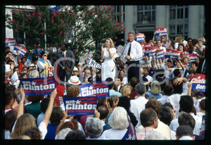 35mm vintage slide*1992 LITTLE ROCK, AR Bill CLINTON US Presidential Campaign 1