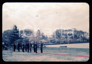 35mm vintage slide*1954 WASHINGTON DC - CHERRY BLOSSOM Rehearsal of honor guard