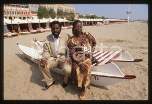 35mm vintage slide* 1988 LIDO DI VENEZIA Flora e Bia GOMES Mostra del Cinema 12