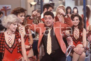 35mm vintage slide* 1988 RAI Rodolfo LAGANA ritratto sul set (1)