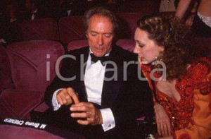 35mm vintage slide* 1990 CINEMA Clint EASTWOOD Marisa BERENSON CANNES (23)