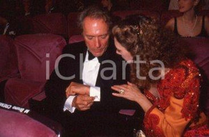 35mm vintage slide* 1990 CINEMA Clint EASTWOOD Marisa BERENSON CANNES (29)