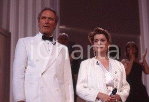 35mm vintage slide* 1994 CANNES Clint EASTWOOD Catherine DENEUVE (17)