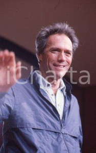 35mm vintage slide* 1985 CINEMA Clint EASTWOOD Festival di CANNES ritratto (3)