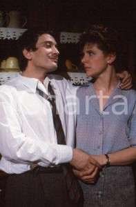 35mm vintage slide* 1984 RAITV - Emilio BONUCCi Pamela VALLORESI sul set (15)