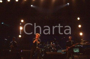 35mm vintage slide* 1995ca LA CRUS durante un concerto (6)